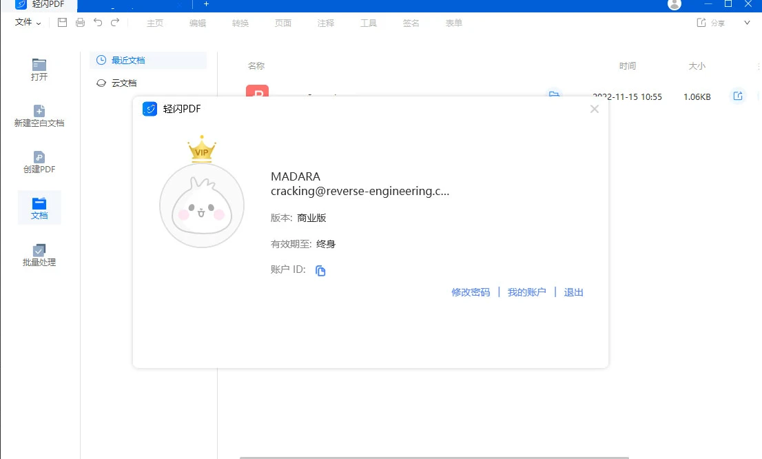 傲软轻闪 PDF 编辑软件 v2.15.1 解锁专业版-星空知