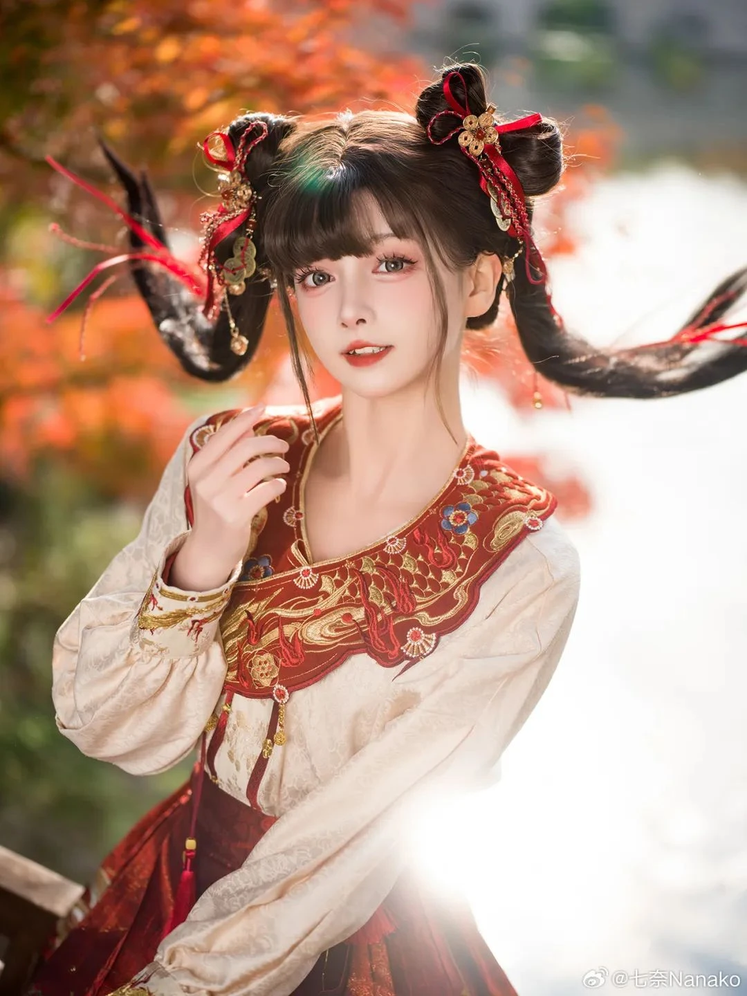 国风少女 | 扮个可爱过新年啦～-星空知