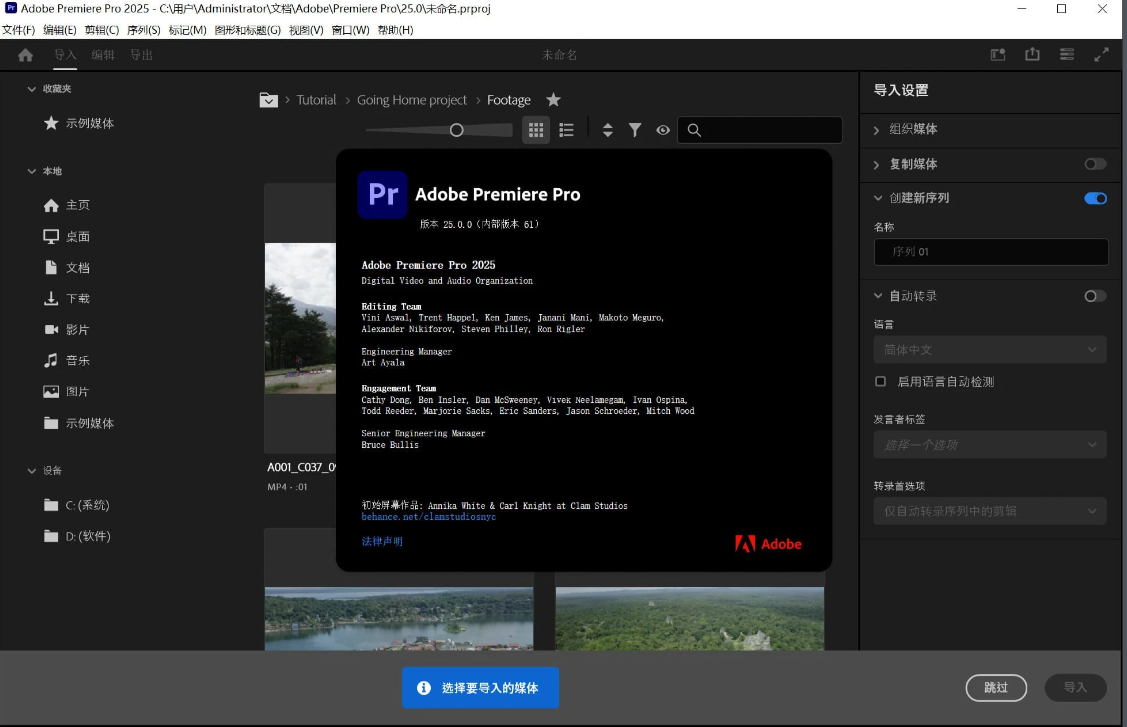 Adobe Premiere Pro 2025 (25.1.0.73) 特别版-星空知
