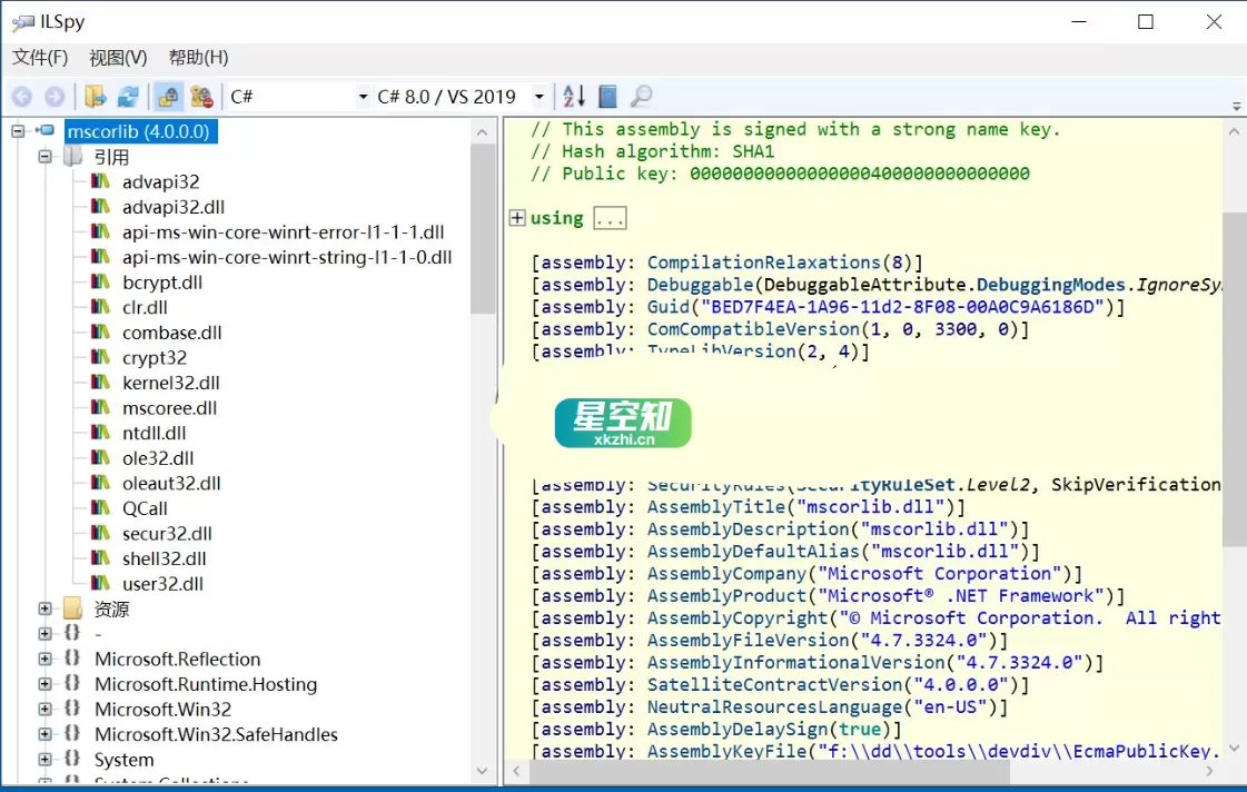 .Net反编译 ILSpy 9.1.0.7988 绿色中文版-星空知
