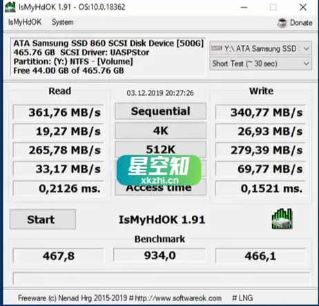 IsMyHdOK(硬盘速度测试) v4.24