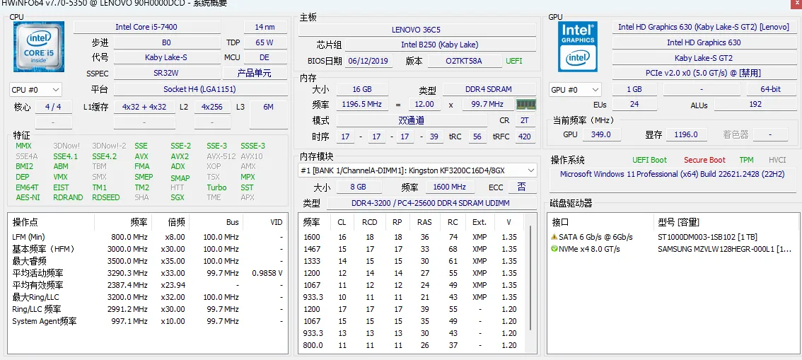 HWiNFO硬件检测工具 v8.40 / v8.42.5931  Beta 绿色便携版-星空知