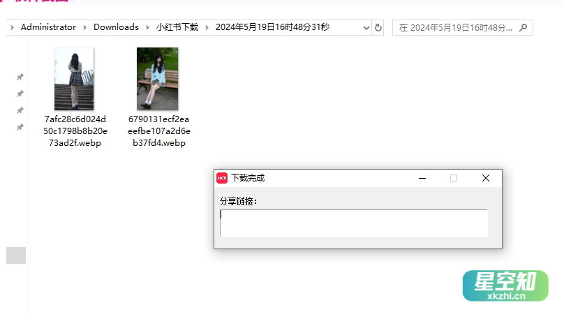 Windows 小红书无水印下载工具 免费版v4.0-星空知