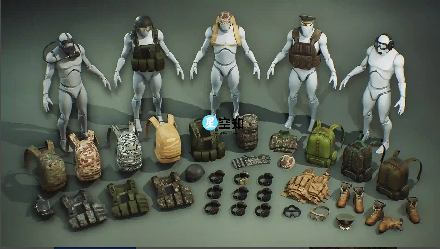 军用用品 – VOL.2 – 服装和箱包 – Military Supplies – VOL.2 – Clothing and Bags-星空知