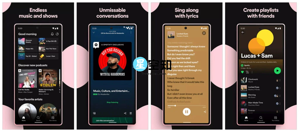 Spotify音乐播放器 v8.9.76.538 安卓高级版-星空知